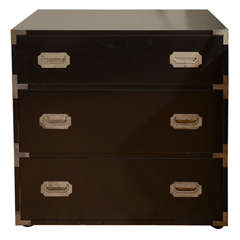Black Antique 3 Drawer chest