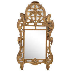 Antique Gilded Framed 18thC. Mirror