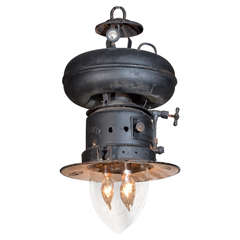 Antique Re-Purposed Gas Light