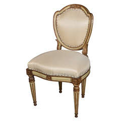 Antique 18th c Italian Side Chair