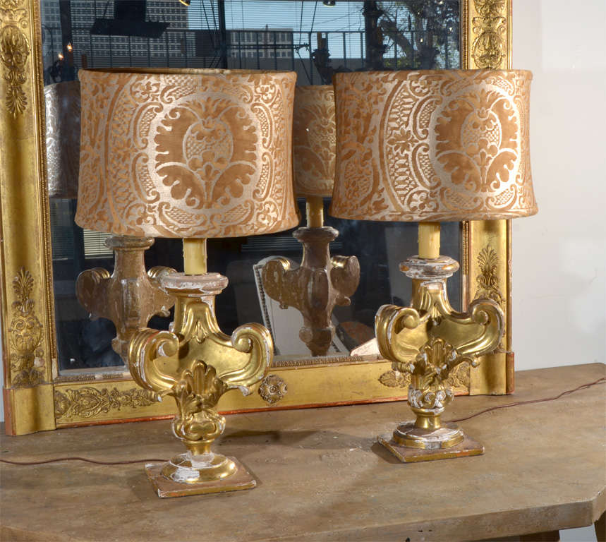 18th c Fragment Lamps