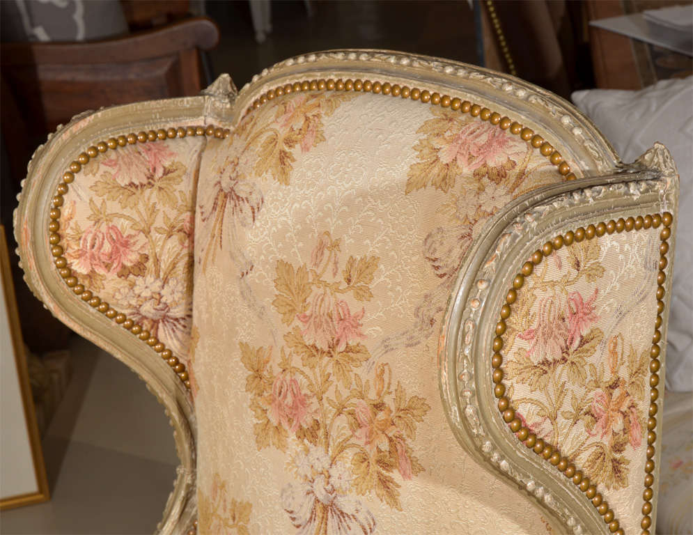 20th Century Louis XVI Style Wingback Armchair