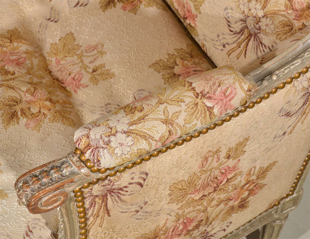 Louis XVI Style Wingback Armchair 1