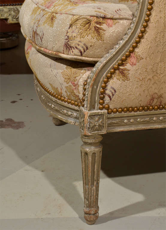 Louis XVI Style Wingback Armchair 2