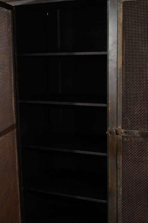 Vintage Industrial Armoire at 1stDibs