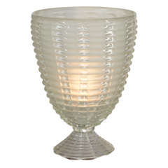 Murano glass urn lamp