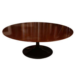 Vintage Round Tulip Coffee Table by Saarinen for Knoll