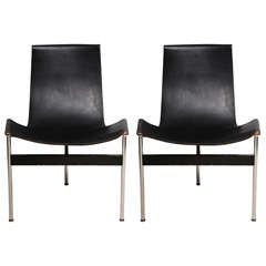 Pair of Laverne International T-Chairs