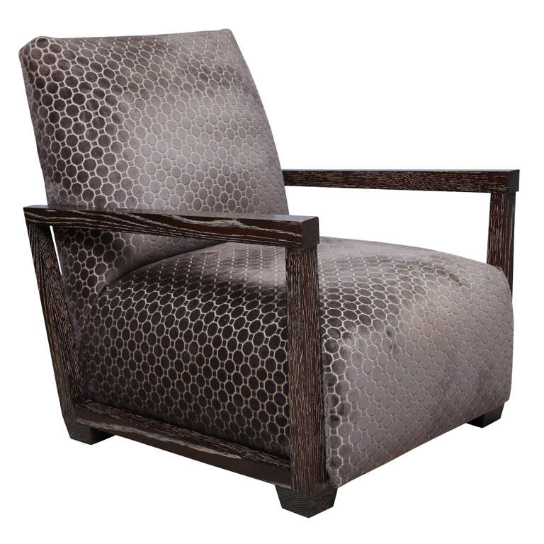 Cubist Lounge Chair by Michael Berman at 1stDibs