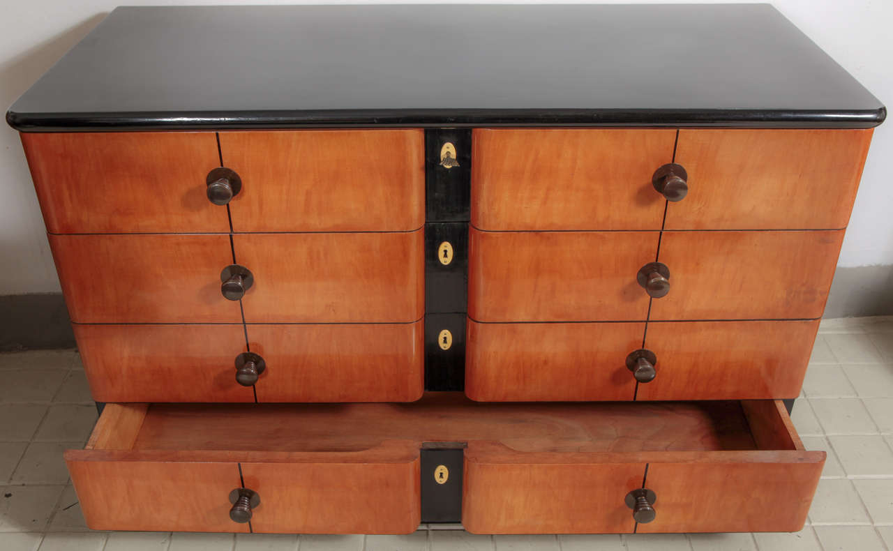 An Art Deco chest of Drawers by Fagioli  Firenze 5