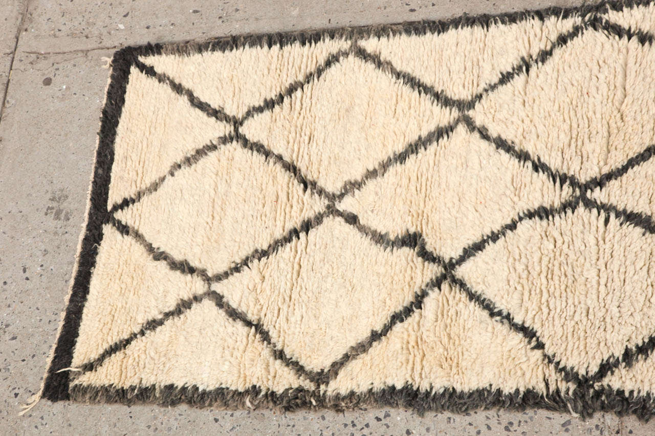 Beni Ourain Rug from Morocco In Excellent Condition In New York, NY