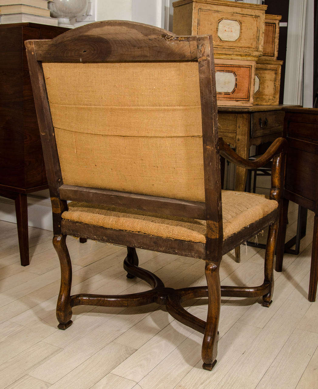 French 18th Century Os de Mouton Arm Chair 1