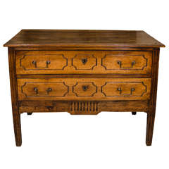 French Walnut 18th Century Commode