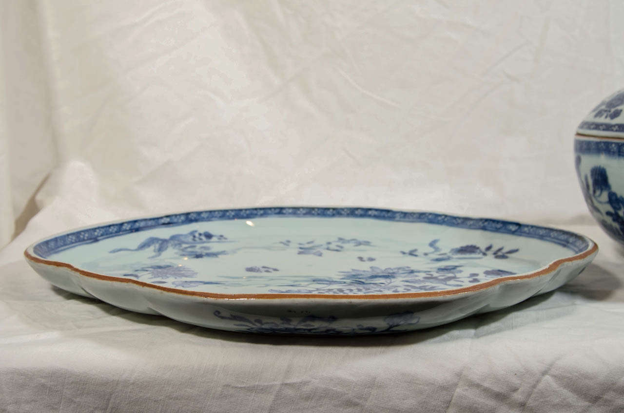 Chinese Porcelain Blue and White Soup Tureen 1