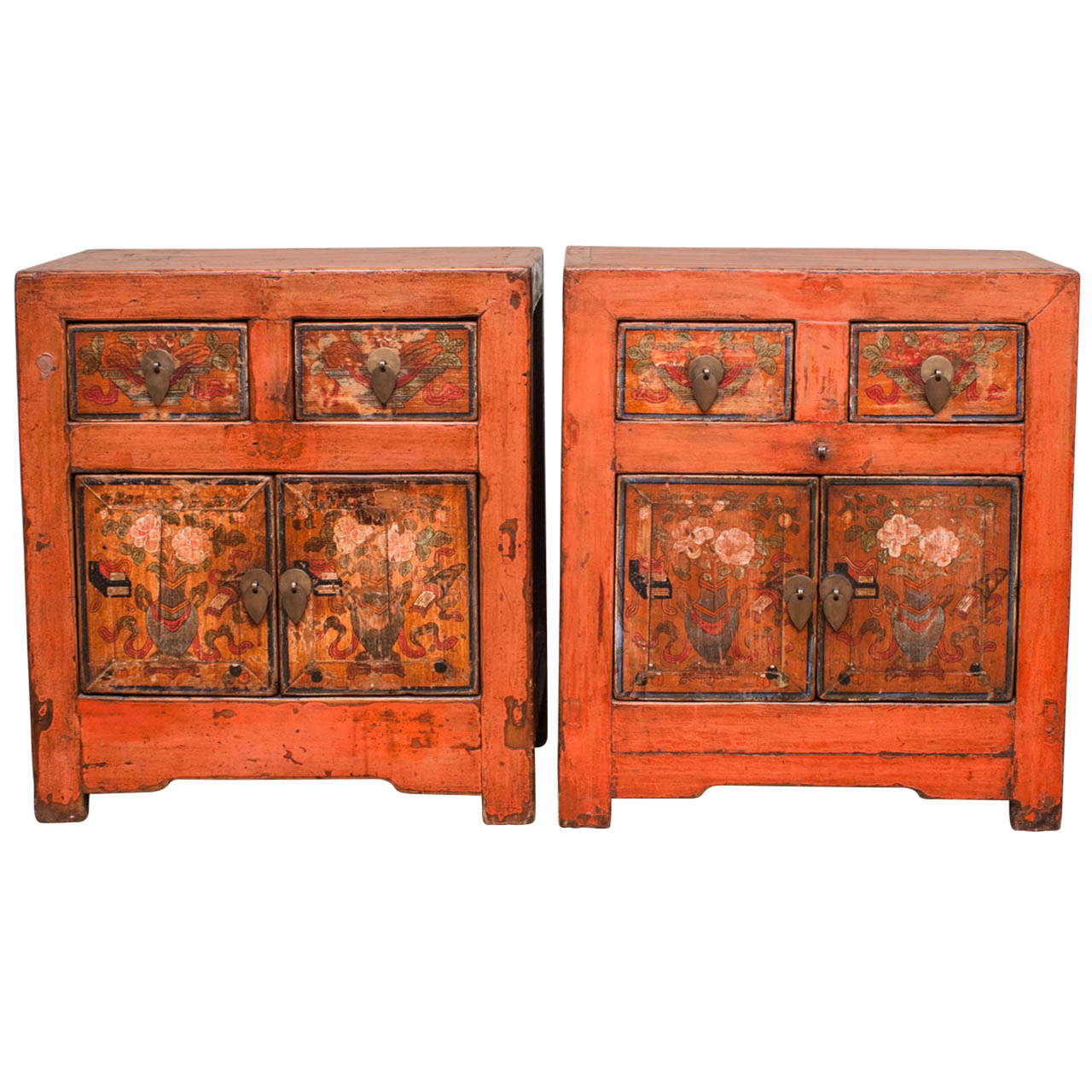 Pair of Inner Mongolian Chests, 19th Century