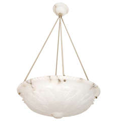 An Alabaster Light Fixture