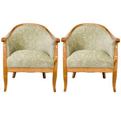 Pair of Neoclassical Armchairs