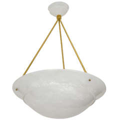 An Alabaster Light Fixture