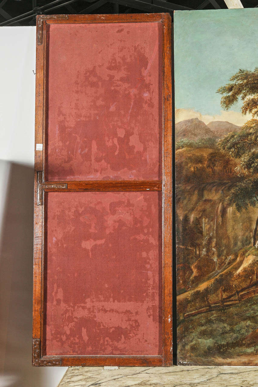 18th Century Italian Triptych Oil Painting 1