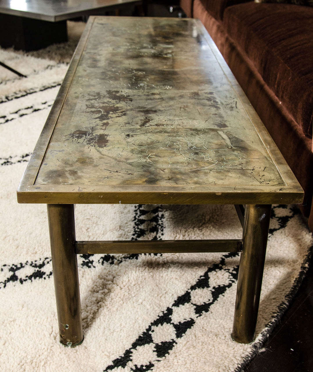 Laverne bronze coffee table - Michelangelo For Sale 2