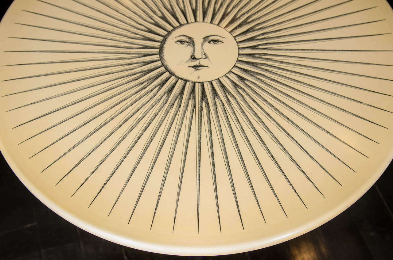 Late 20th Century Fornasetti End Table For Sale