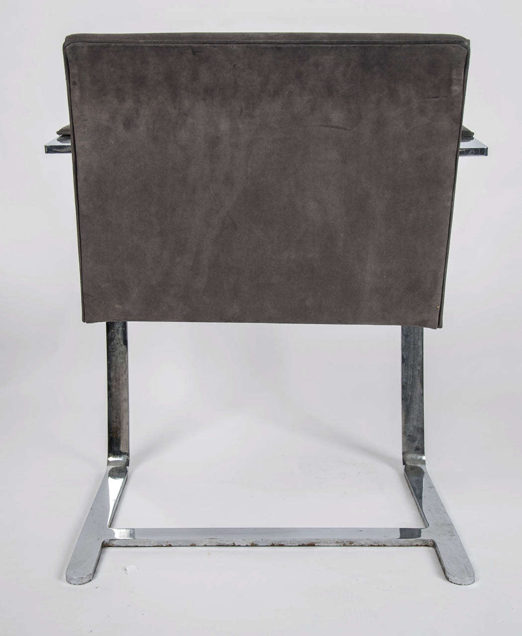 Six Brno Chrome Flat Bar Armchairs By Ludwig Mies Van Der Rohe For Fasem, Italy 4