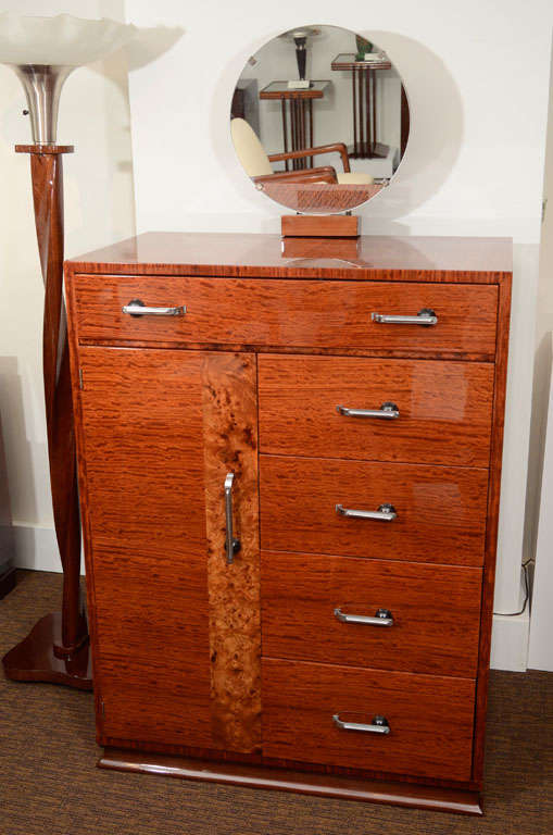 Machine Age High Chest By Williamsport At 1stdibs
