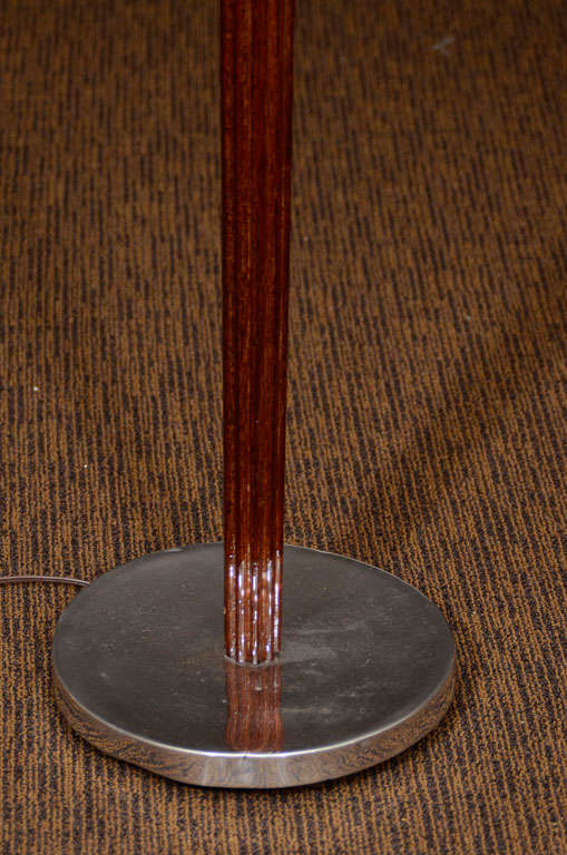 Machine Age Art Deco Torchiere Floor Lamp 2