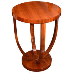 Tall Art Deco Lamp Table