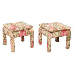 Pair of beautiful Square Ottomans