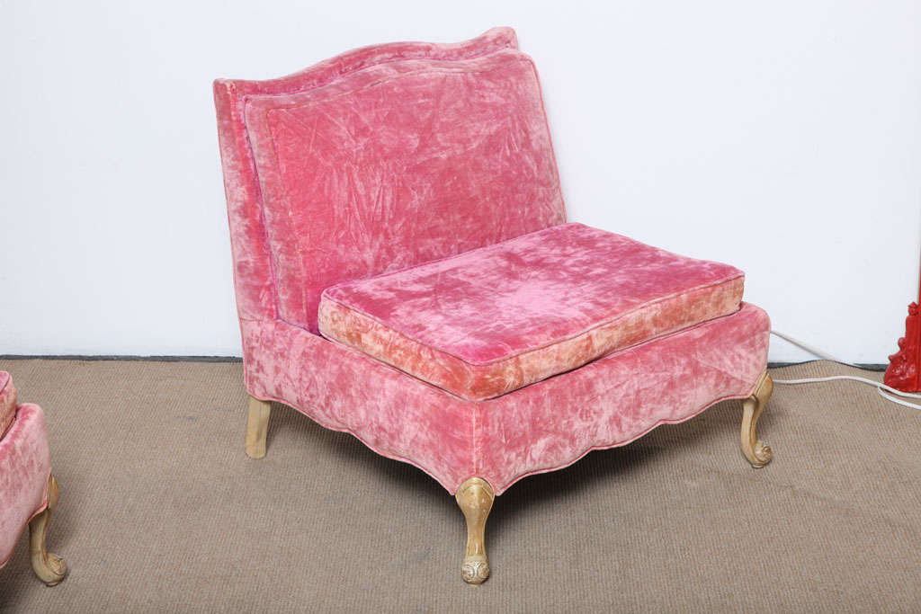 1940's Slipper Pink Chairs 1