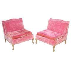 1940's Slipper Pink Chairs