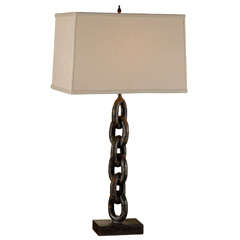 Vintage Chain made into a Lamp