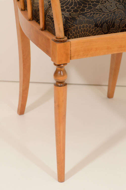20th Century Set of Eight Art Deco Dining Chairs