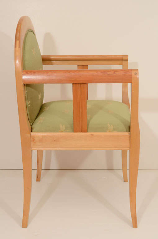 Fir Set of Six Jugend Stil Chairs