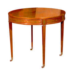 Round Mahogany Table