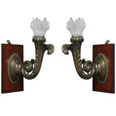 Pair of Art Nouveau Wall Sconces