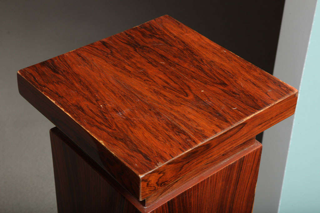 French Art Deco Rosewood Display Pedestals 2