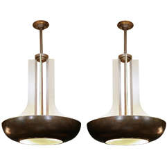 Pair of Modernistic Art Deco Lamps