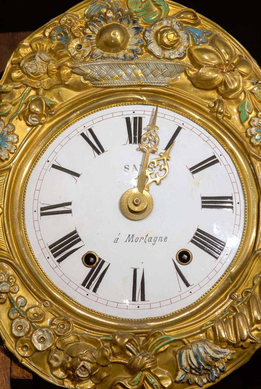 18th Century French Farm Clock For Sale 3
