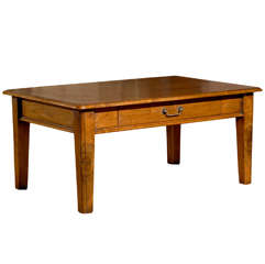 Custom Designed Coffee Table Using Reclaimed Used Wood