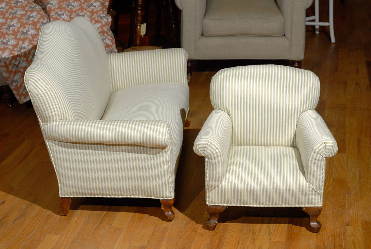 20th Century Charming American Child's Sofa and Chair at ...