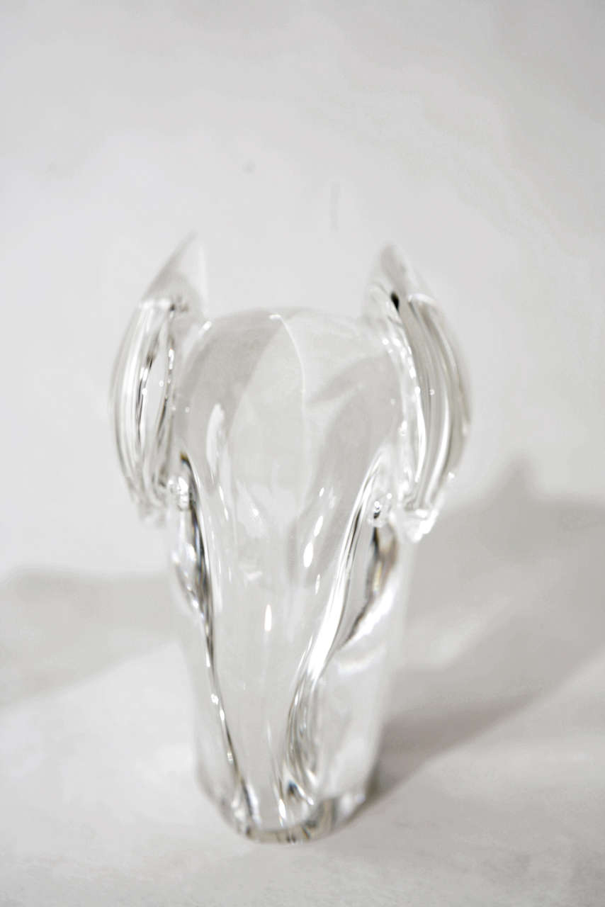 American  Crystal Elephants by Steuben Glass