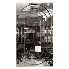 Layered Racetrack Oval Mirror