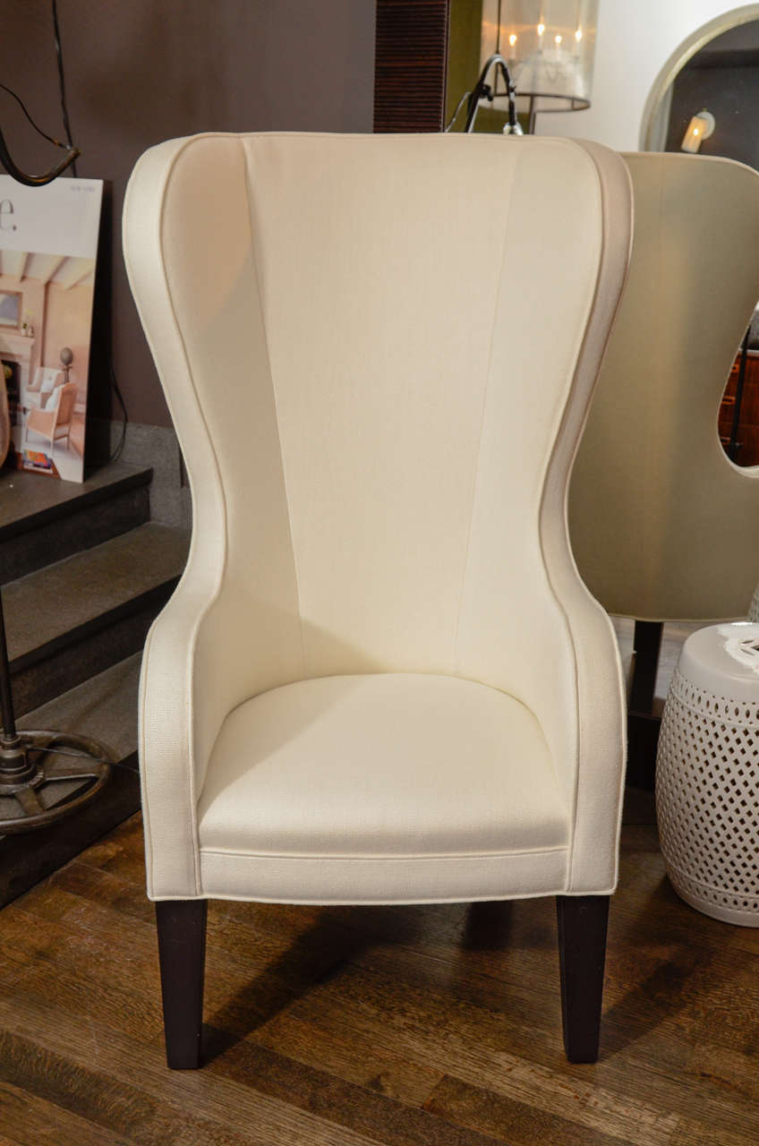 Romantic Jenelle Wingback Chair For Sale