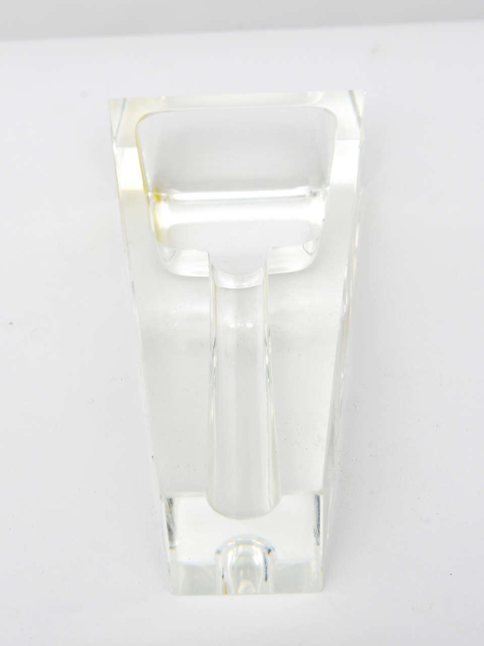 Dunhill thick glass cigar ashtray maintaining original label.