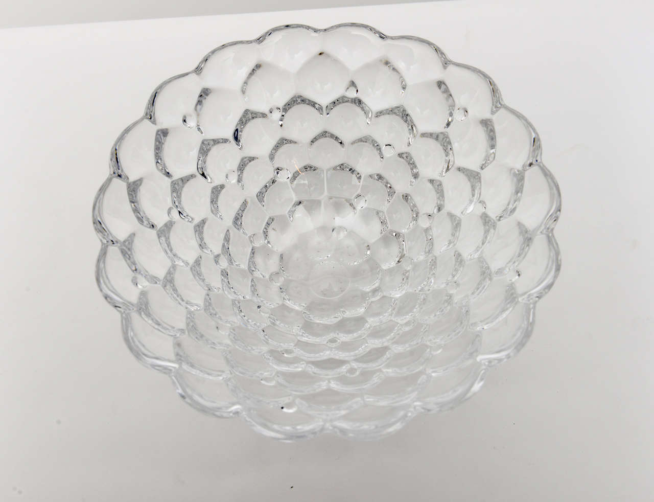 Orrefors Crystal Bowl In Excellent Condition In Miami, FL