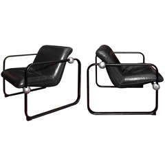 Two 1970s Armchairs by Marc Held