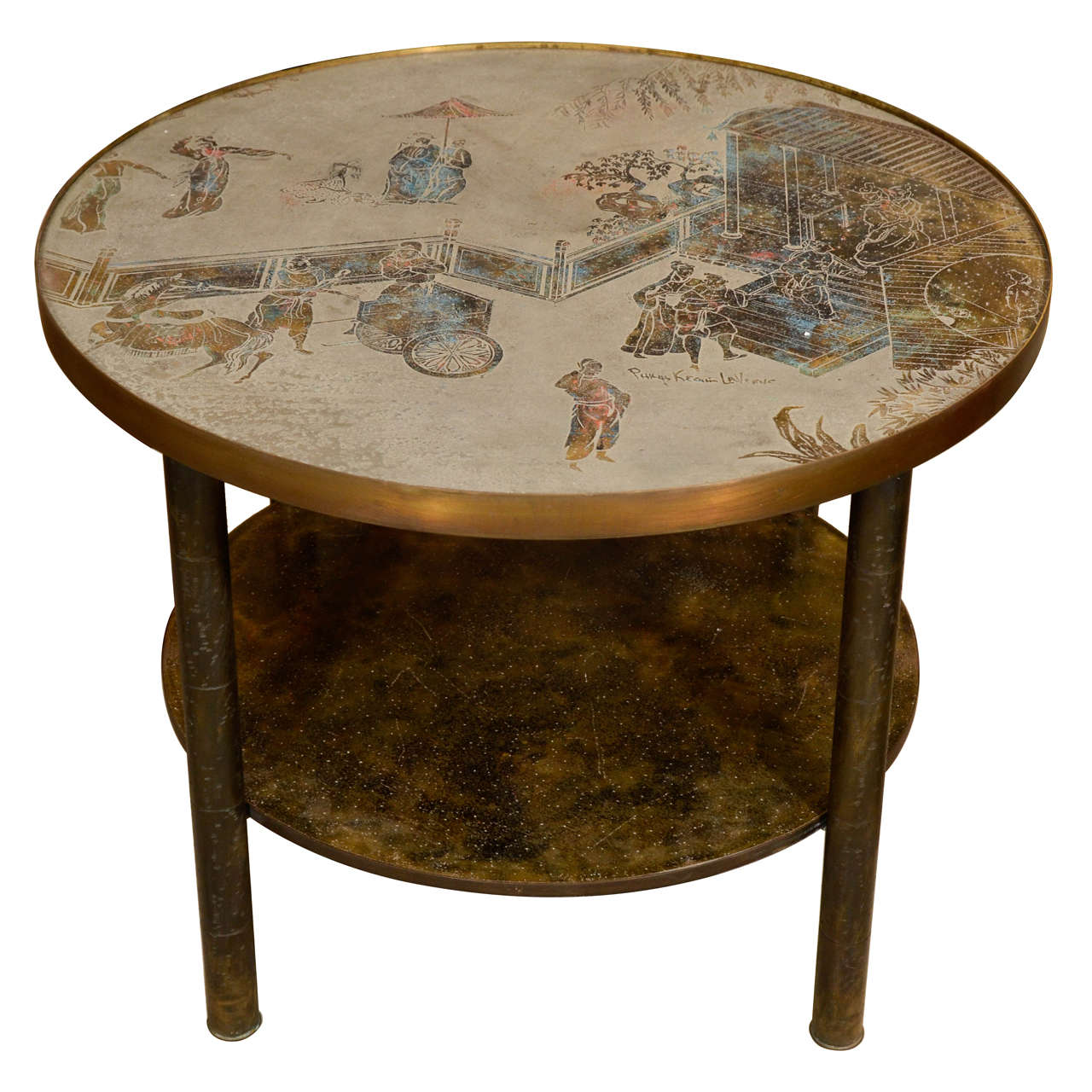 Chan Side Table by Philip and Kelvin LaVerne