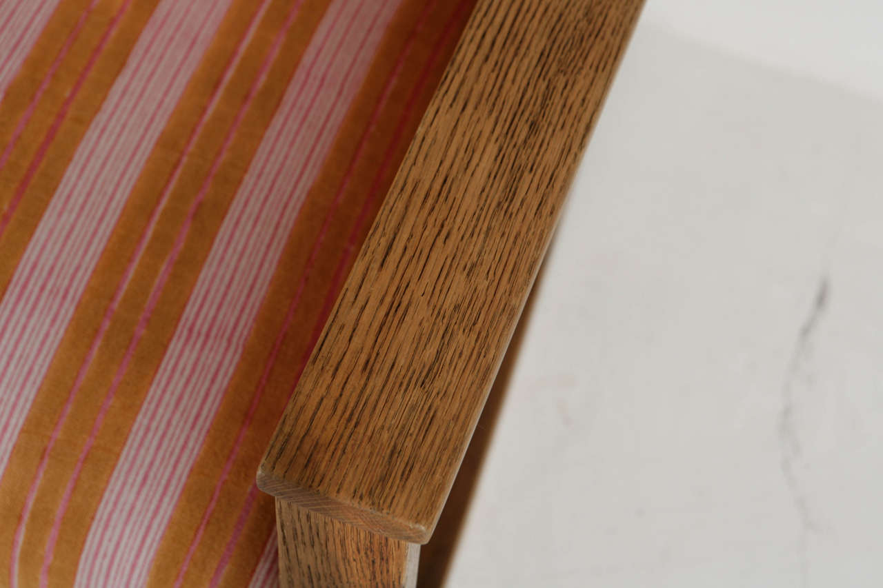 Late 19th Century American Craftsman Mission Style Oak Rocking Chair at